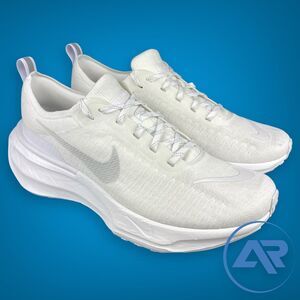 Nike ZoomX Invincible Run Flyknit 3 Triple White Men's Size 11 DR2615-103